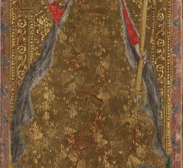 Carte de la Foi du tarot Cary-Yale (Visconti di Modrone), Milan, années 1440, fond doré