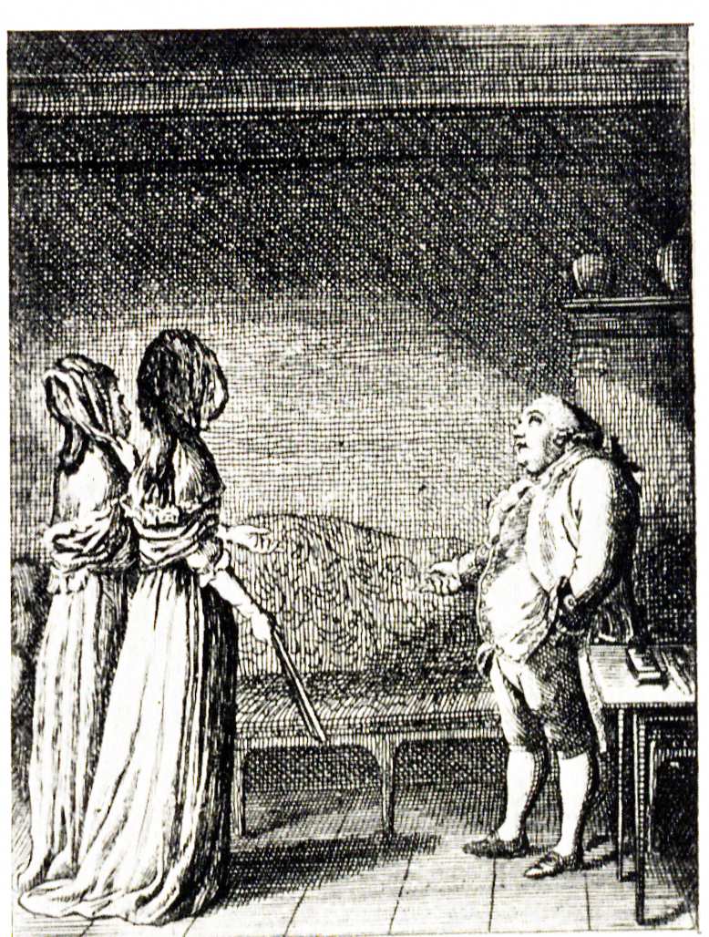 Portrait gravé d'Alessandro Cagliostro par Daniel Chodowiecki, 1789