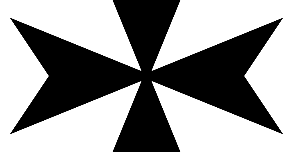 Croix de Malte à huit pointes